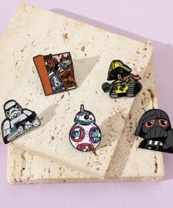 Alternative view of Sci-Fi Characters 'Set of 5 Star Wars and Wall-E' Enamel Pin