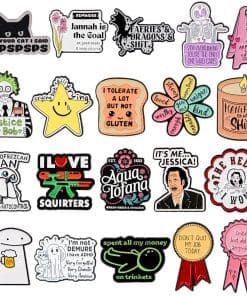 Alternative view of Pink Award 'Cried But Did it Anyway' Enamel Pin