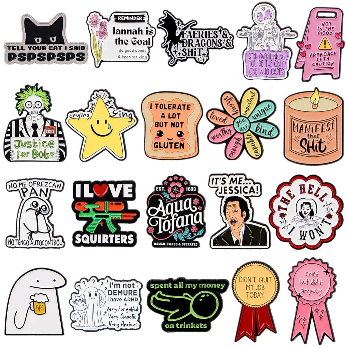 Pink Award 'Cried But Did it Anyway' Enamel Pin - Image 2