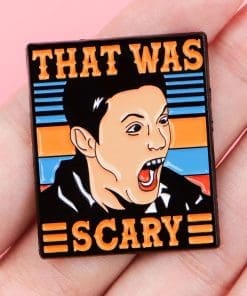 Alternative view of Supernatural 'Dean Scream | That Was Scary' Enamel Pin