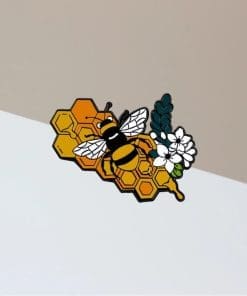 Alternative view of Bee 'Set of 2 Cute Insect' Enamel Pin