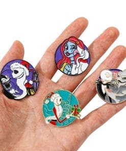 Alternative view of The Nightmare Before Christmas 'Set of 4 Friendship' Enamel Pin