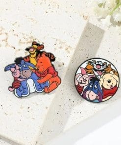Alternative view of Winnie the Pooh ‘Set of 2 Friendship’ Enamel Pin