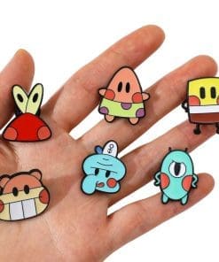Alternative view of SpongeBob SquarePants ‘Set of 6 Chibi’ Enamel Pin