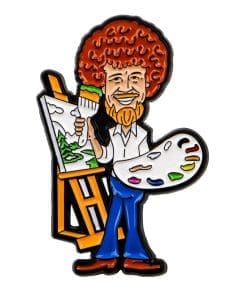 Bob Ross 'The Joy of Painting' Enamel Pin