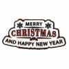 Merry Christmas and Happy New Year Enamel Pin