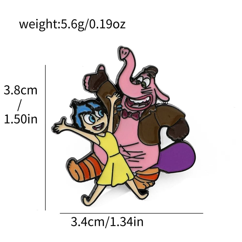 Inside Out ‘Set of 3 Emotions Buddy’ Enamel Pin - Image 4