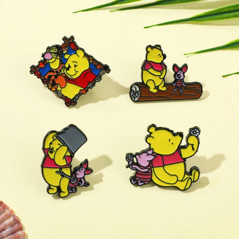 Winnie The Pooh ‘Set of 4 Friendship Bonding’ Enamel Pin - Image 3