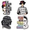 Feminism 'Set of 4 Inspirational Ladies' Enamel Pin