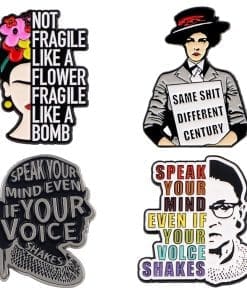 Feminism 'Set of 4 Inspirational Ladies' Enamel Pin