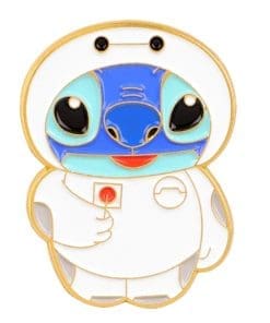 Stitch x  Baymax Cosplay Enamel Pin