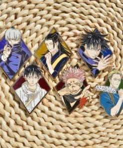Alternative view of Jujutsu Kaisen ‘Kento Nanami | Lozenge Portrait' Enamel Pin
