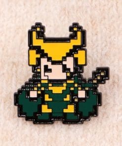 Loki 'Pixel Art' Enamel Pin - Image 3