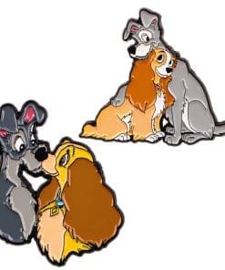 Lady and the Tramp ‘Set of 2 Sweet Couple’ Enamel Pin