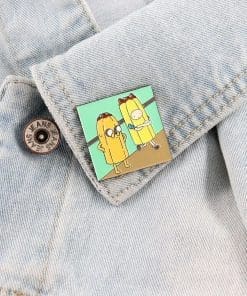 Alternative view of Adventure Time 'Banana Guards | Jake and Finn' Enamel Pin