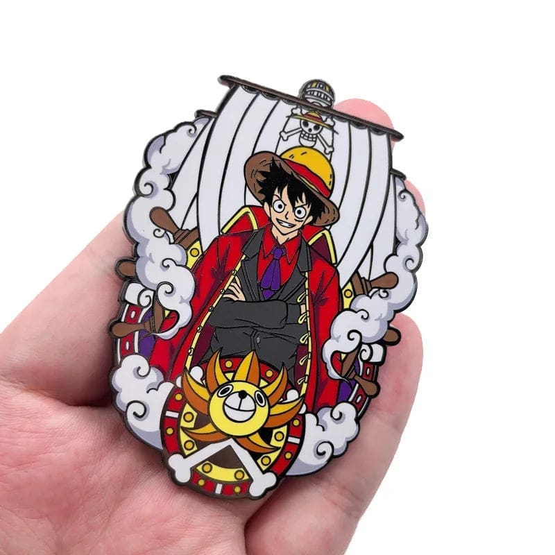 One Piece 'Pirate Luffy Thousand Sunny Ship' Enamel Pin - Image 6