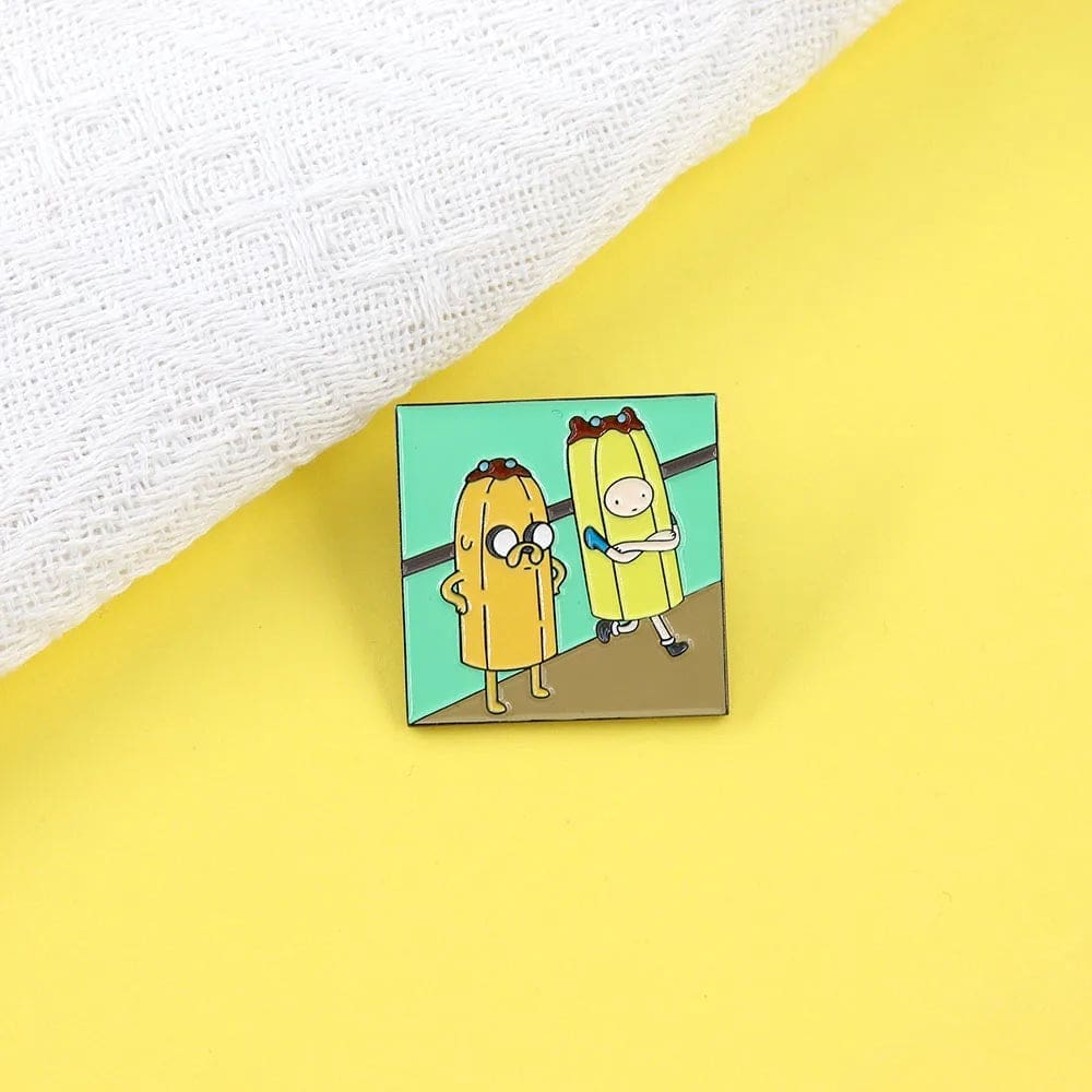 Adventure Time 'Banana Guards | Jake and Finn' Enamel Pin - Image 3
