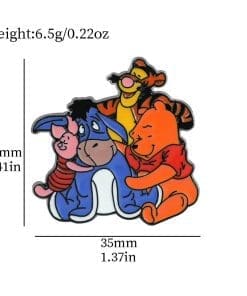 Winnie the Pooh ‘Set of 2 Friendship’ Enamel Pin - Image 4