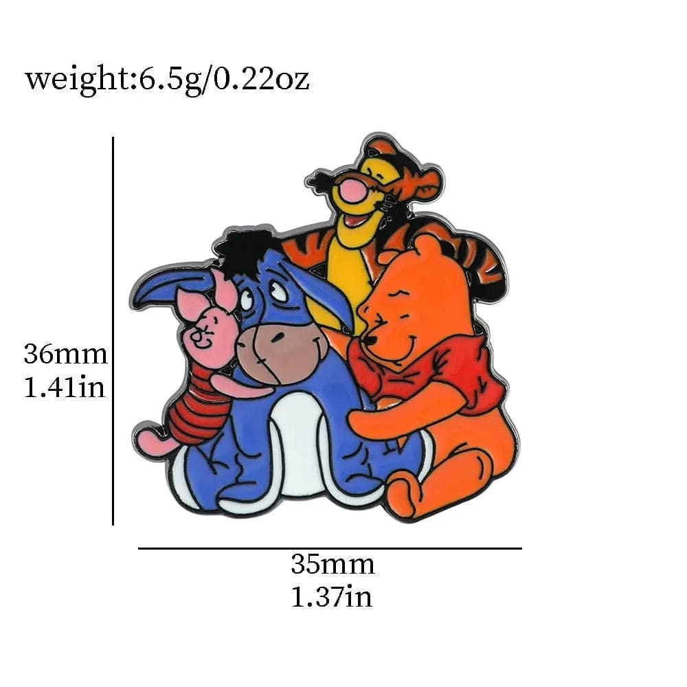 Winnie the Pooh ‘Set of 2 Friendship’ Enamel Pin - Image 4