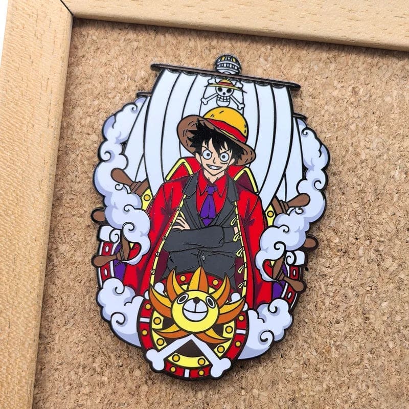 One Piece 'Pirate Luffy Thousand Sunny Ship' Enamel Pin - Image 5