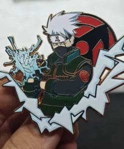 Alternative view of Naruto 'Kakashi Hatake | Lightning Cutter' Enamel Pin
