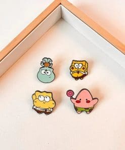 SpongeBob SquarePants ‘Set of 4 Chubby Face’ Enamel Pin