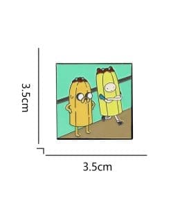 Adventure Time 'Banana Guards | Jake and Finn' Enamel Pin - Image 4