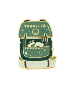 Camping Backpack 'Traveler' Enamel Pin