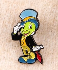 Alternative view of Pinocchio ‘Jiminy Cricket |Salute’ Enamel Pin