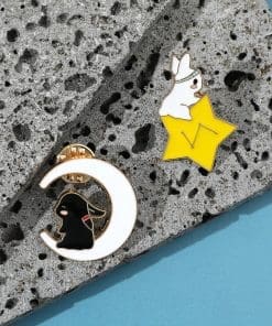 The Untamed ‘Set of 2 Wuxain and Wangji’s Couple Bunny’ Enamel Pin - Image 3