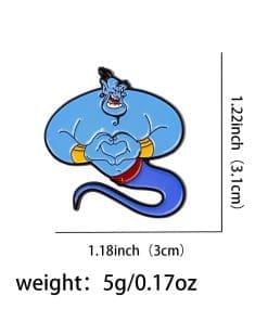Aladdin ‘Genie Heart’ Enamel Pin - Image 4