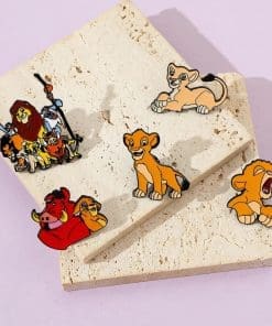 Alternative view of Lion King 'Set of 5 Simba' Enamel Pin