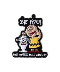 The Peanuts ‘Be You the World Will Adjust’ Enamel Pin