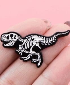 Alternative view of Dinosaur ‘T-Rex | Roaring Skeletons’ Enamel Pin