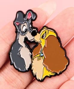 Lady and the Tramp ‘Set of 2 Sweet Couple’ Enamel Pin - Image 3