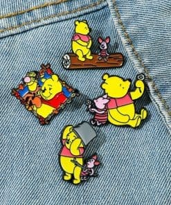 Alternative view of Winnie The Pooh ‘Set of 4 Friendship Bonding’ Enamel Pin