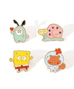 SpongeBob SquarePants ‘Set of 4 Young Chibi’ Enamel Pin