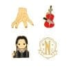 The  Addams Family 'Set of 4 Fierce Wednesday' Enamel Pin