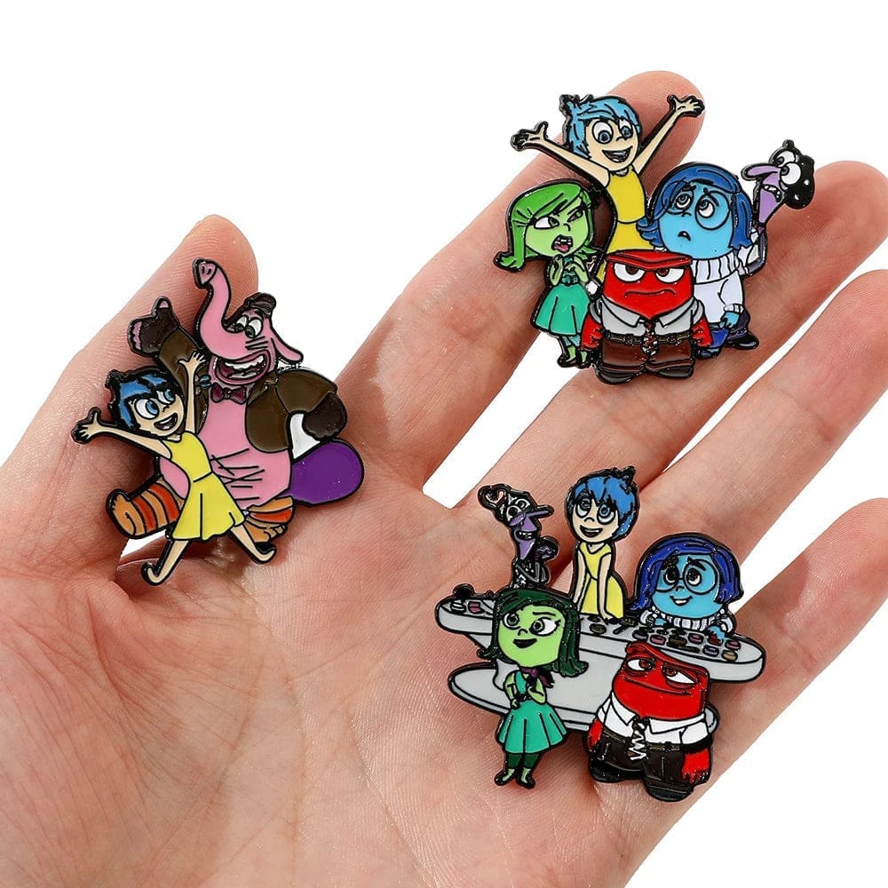 Inside Out ‘Set of 3 Emotions Buddy’ Enamel Pin - Image 3
