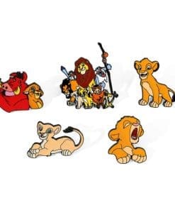 Lion King 'Set of 5 Simba' Enamel Pin