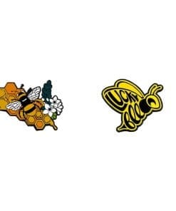 Bee 'Set of 2 Cute Insect' Enamel Pin