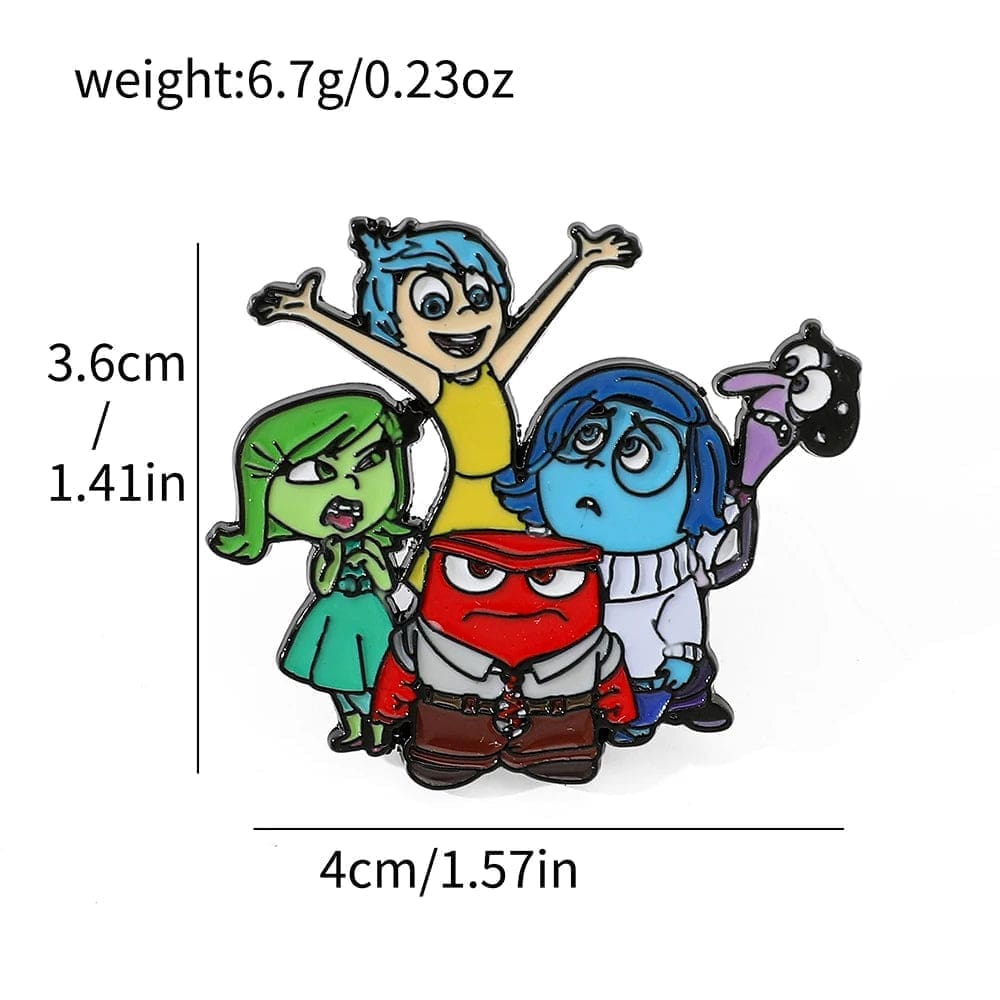 Inside Out ‘Set of 3 Emotions Buddy’ Enamel Pin - Image 6