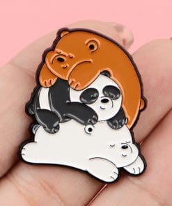 Alternative view of We Bare Bears ‘Lazy Bear’ Enamel Pin