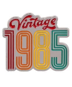Vintage 1985 Enamel Pin