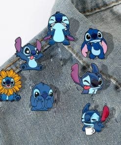 Lilo & Stitch ‘Set of 7 Funny Stitch’ Enamel Pin - Image 4