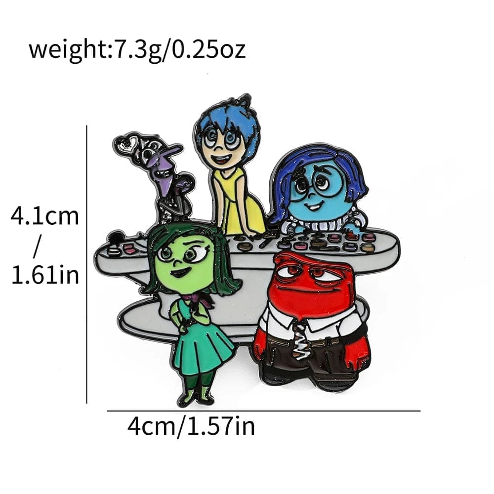 Inside Out ‘Set of 3 Emotions Buddy’ Enamel Pin - Image 5