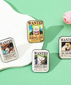 Alternative view of One Piece 'Set of 4 Pirates Reward' Enamel Pin