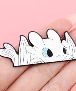 Alternative view of How to Train Your Dragon ‘Light Fury | Peekaboo’ Enamel Pin