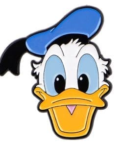 Mickey Mouse and Friends ‘Donald Duck Face Card’ Enamel Pin