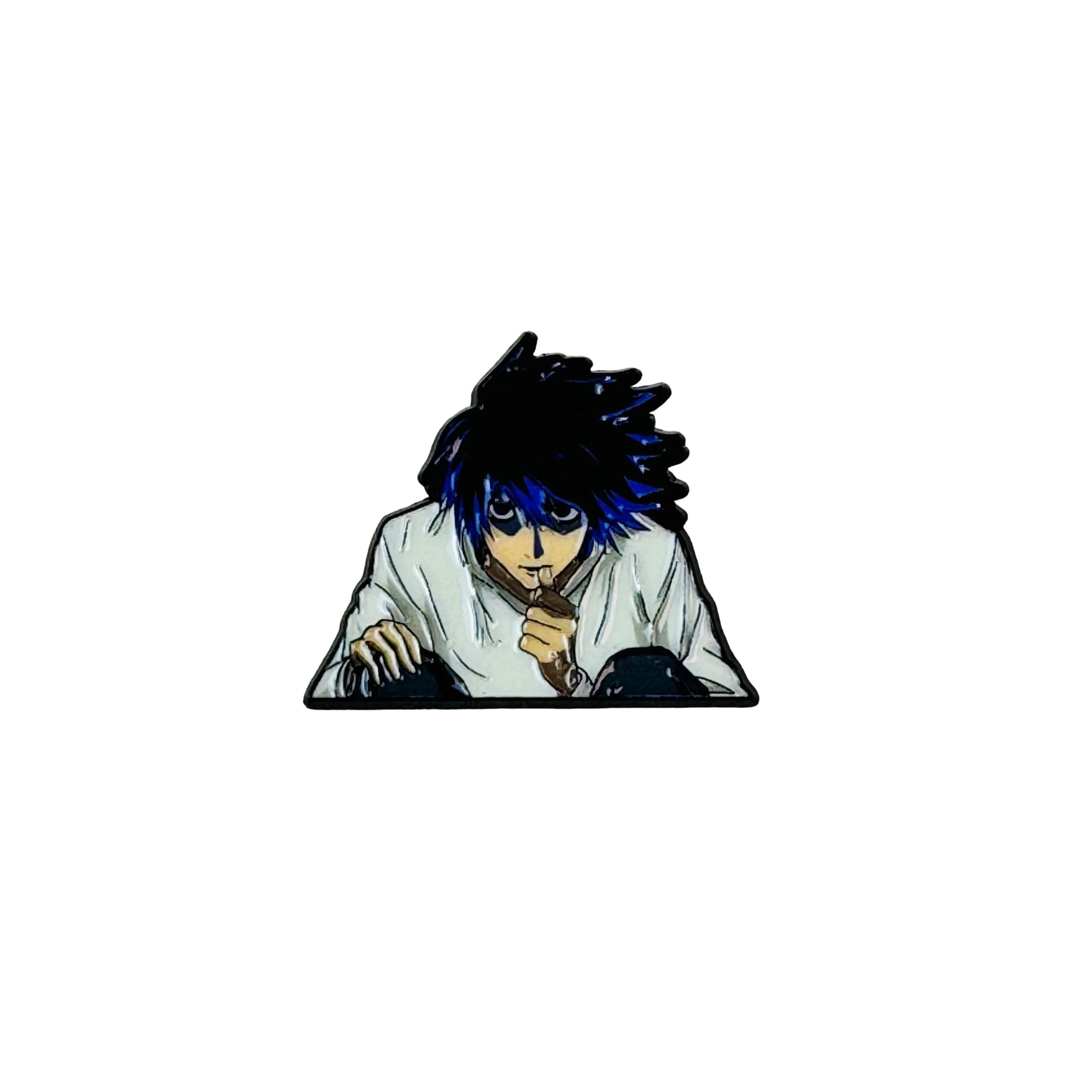 Death Note 'Set of 2 L and Ryuk' Enamel Pin - Image 3